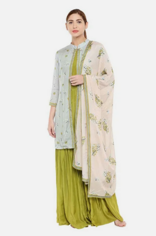 Palash Printed Jumpsuit Set With Dupatta